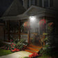 Solar Powered Motion Sensor Lights Wall Lamp Garden Fence Light Outdoor Decor