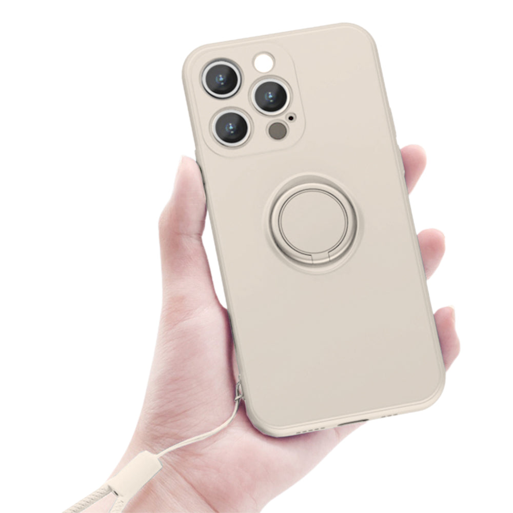 Phone Case Cover for iPhone 13 Series with Ring Holder Lanyard For iPhone 13 pro max