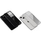 Frosted Phone Case Cover for iPhone 13-Black and Clear