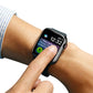 2Pcs Watch Screen Protective Case with 2Pcs Glass Protective Film for Apple Watch 40mm 42mm 44mm
