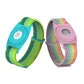 Wristband Bracelet Strap Tracker Protective Case Compatible with Airtag-Colorful and Blue