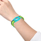 Wristband Bracelet Strap Tracker Protective Case Compatible with Airtag-Colorful and Blue