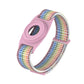 Wristband Bracelet Strap Tracker Protective Case Compatible with Airtag-Colorful and Blue