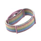 Wristband Bracelet Strap Tracker Protective Case Compatible with Airtag-Colorful and Blue