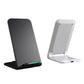 2Pcs Qi Wireless Phone Fast Charging Stand-Black and White