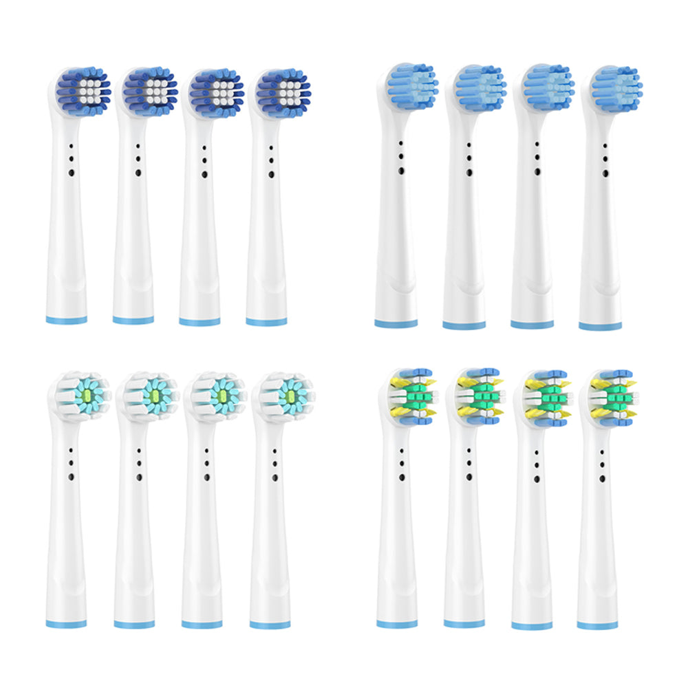 16Pcs Electric Toothbrush Replacement Heads Compatible with Oral B