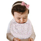 Linen Cotton Kids Feeding Bib with 2 Headbands