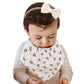 Cotton Kids Feeding Triangle Bandana Drool Bibs Burp Cloths with 2 Headbands