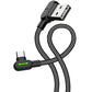 2Pcs USB to Type C/Micro Quick Charging Cable Fast Charging Lead Data Cord-USB Cable