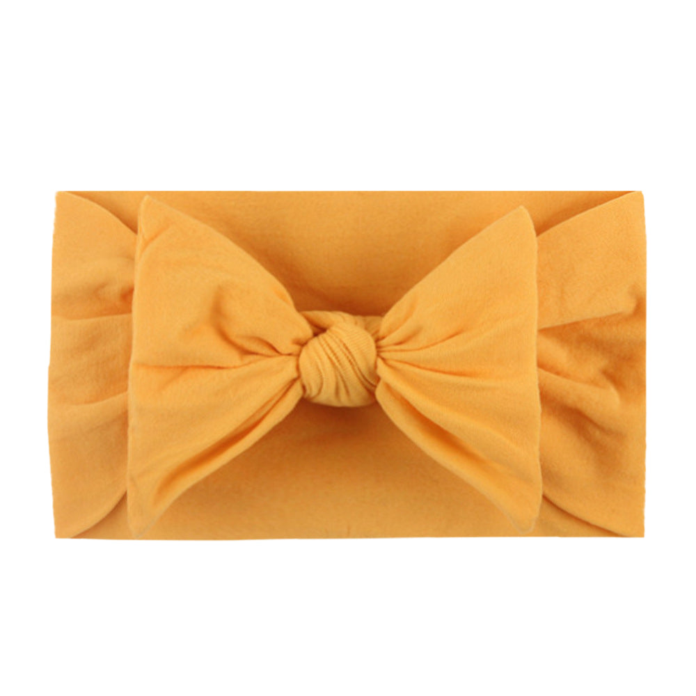 3Pcs Toddler Bows Hairband Soft Big Knot Head Wrap