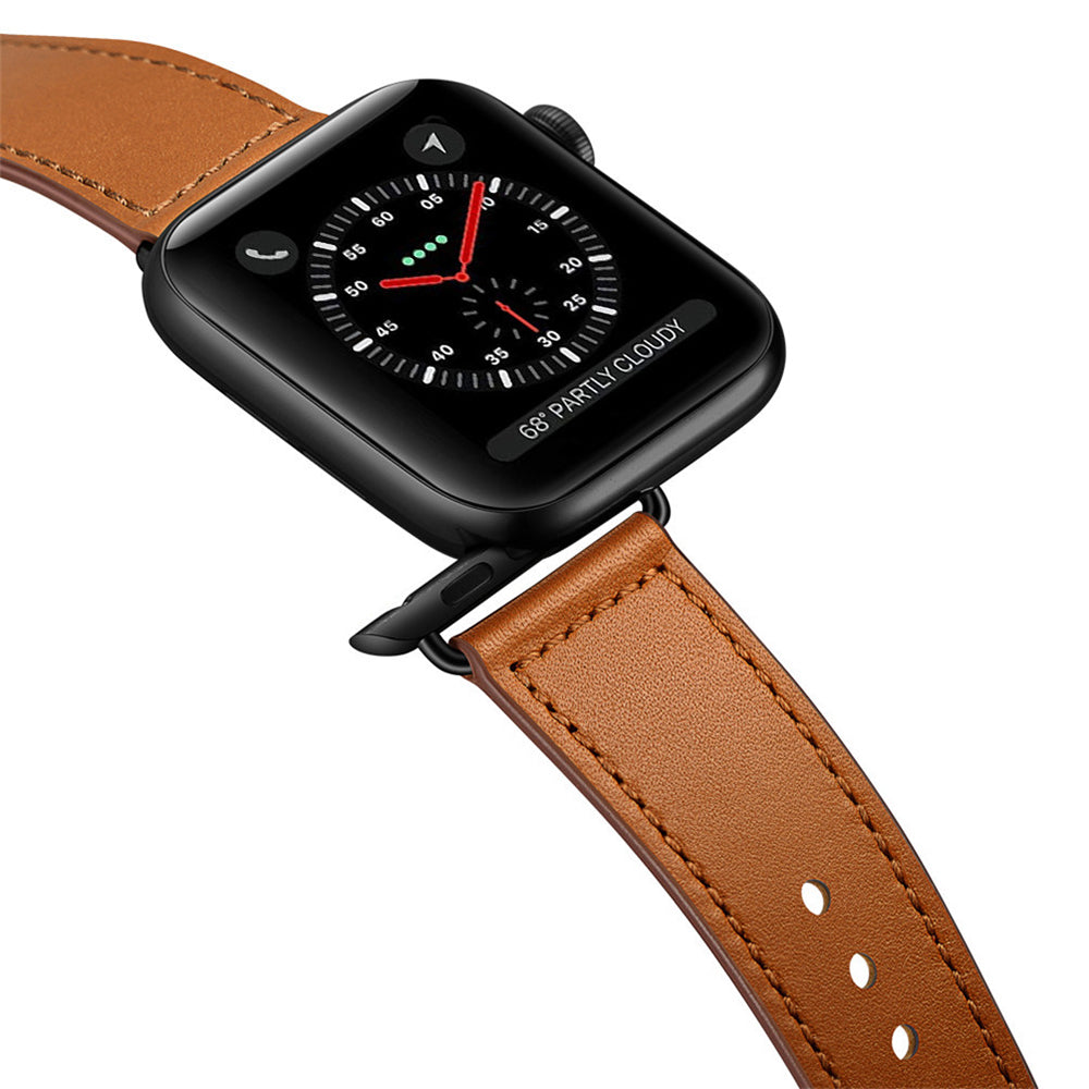 Genuine Leather Watch Band Compatible with Apple iWatch 38/40mm 42/44mm