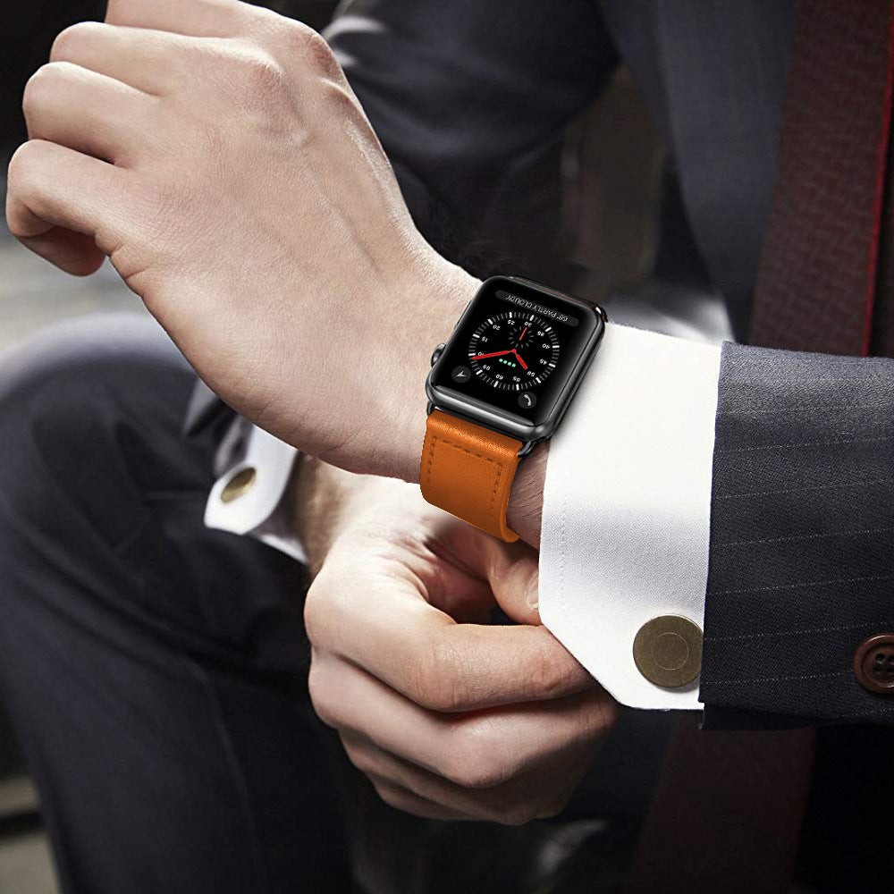 Genuine Leather Watch Band Compatible with Apple iWatch 38/40mm 42/44mm