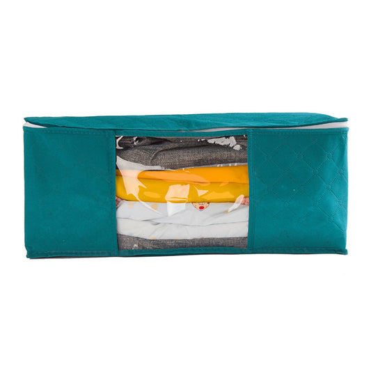 Large Quilt Blanket Storage Bag Foldable Clothes Organizer Zipper