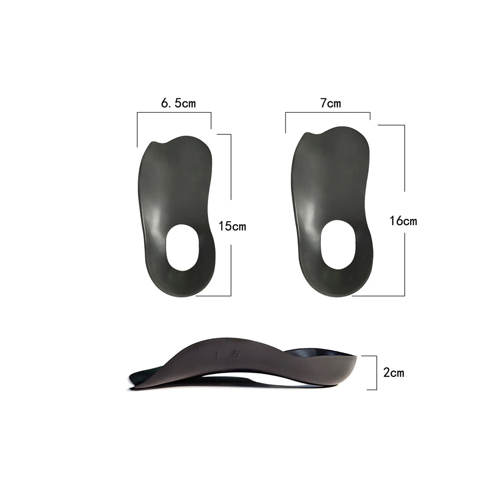 2 Pairs Plantar Fasciitis Feet Insoles Arch Supports
