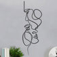 Minimalist Face Line Art Metal Wall Art Decor
