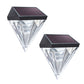 2 Pack Solar Fence Lights Outdoor Wall Lights Solar Deck Lighting