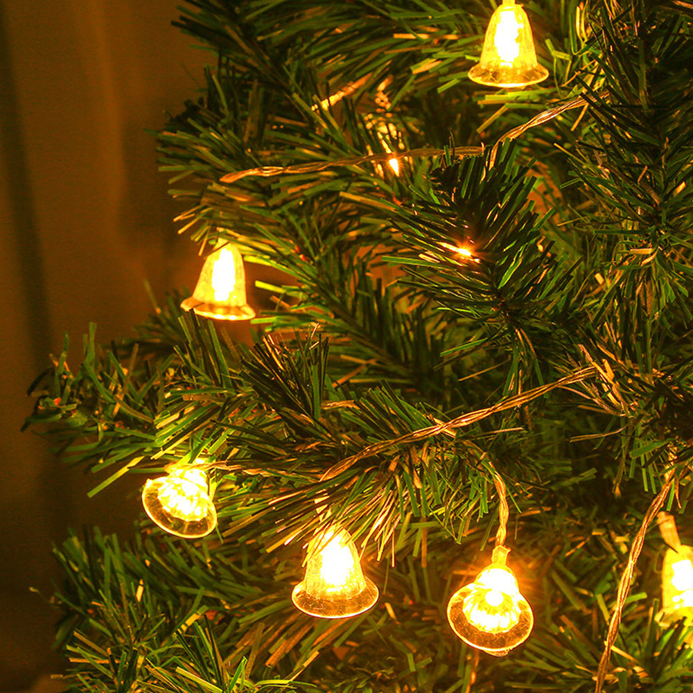20LEDs Battery Operated Christmas Bells LED String Light