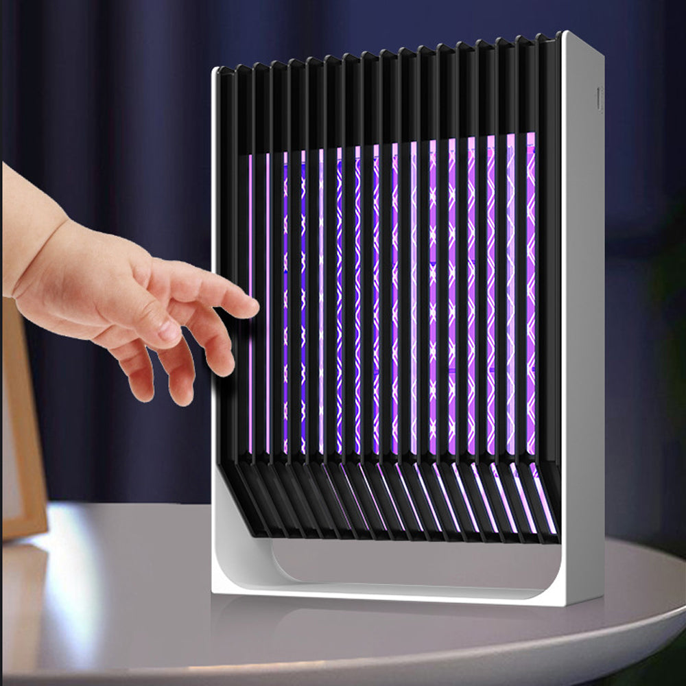 2Pcs USB Mosquito Insect Killer Electric Lamp LED Light Zapper Trap Catcher