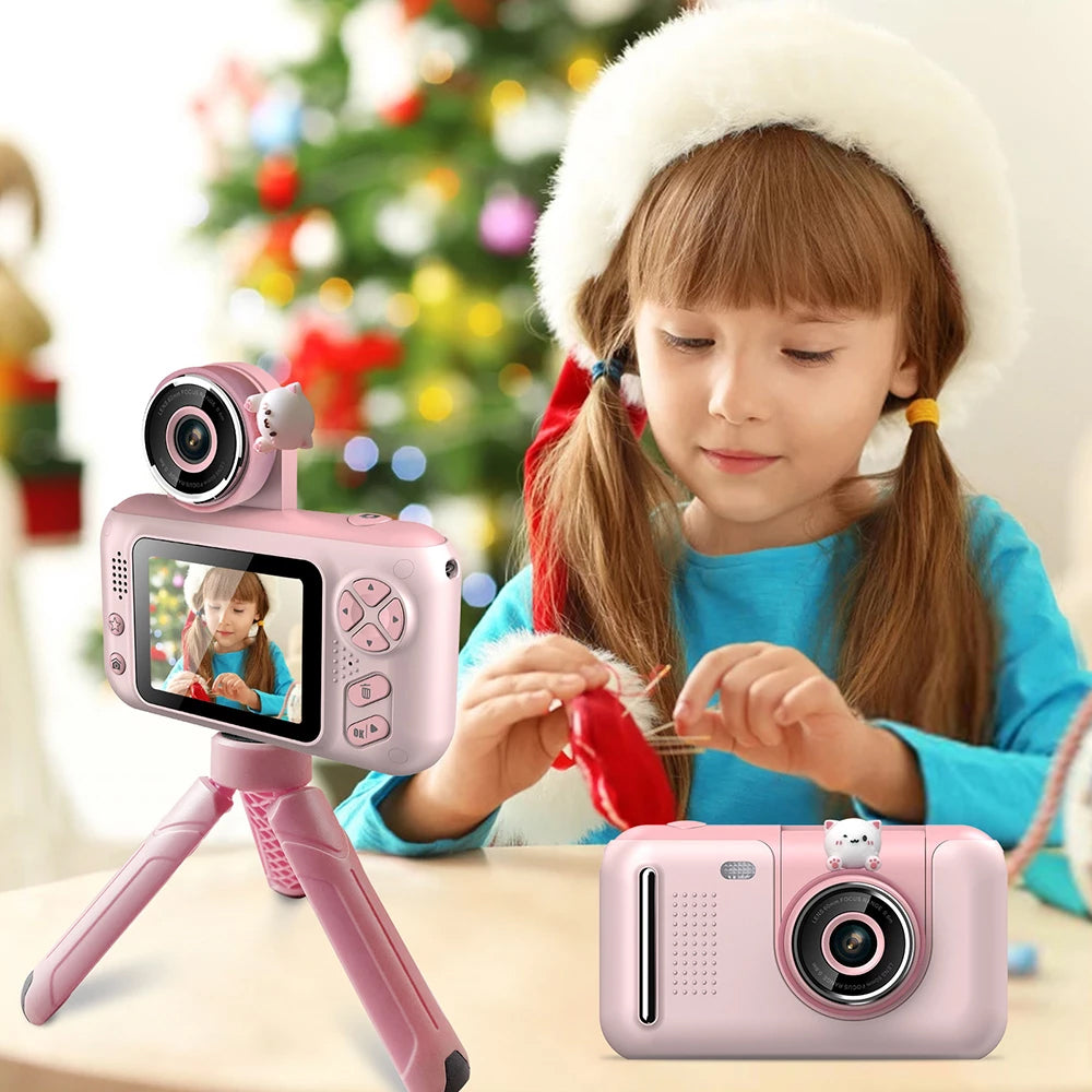 1080P Rechargeable Kids HD Compact Digital Camera with 32G Storage Card