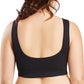 3Pcs Womens Seamless Comfortable Yoga Sports Lace Bras-White, Cuticolour, Black