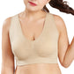 3Pcs Womens Seamless Comfortable Yoga Sports Lace Bras-White, Cuticolour, Black