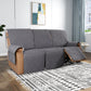 2/3 Seater Water Resistant Non-Slip Split Recliner Couch Cover-Grey