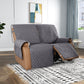 2/3 Seater Water Resistant Non-Slip Split Recliner Couch Cover-Grey