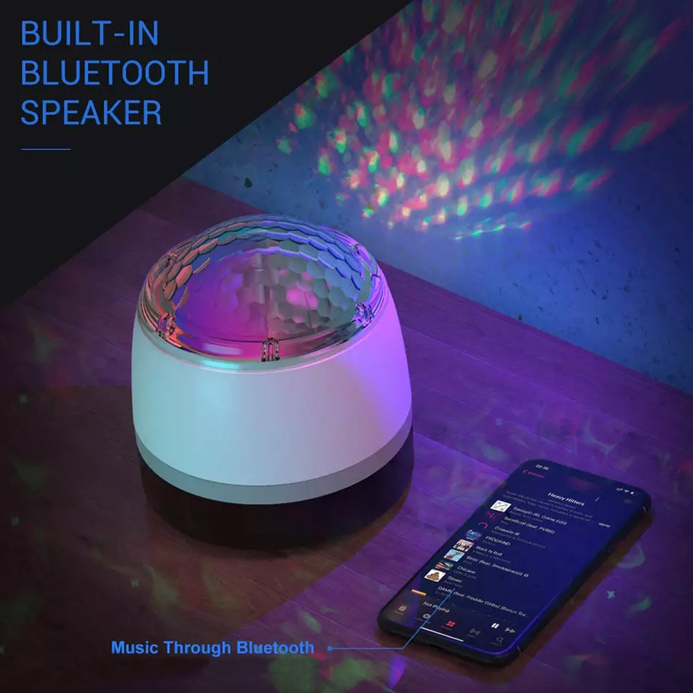 Galaxy Starry Night Lamp Star Projector Sleeping White Noise Sound Machine