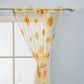 Pair of Floral Sunflower Window Curtains