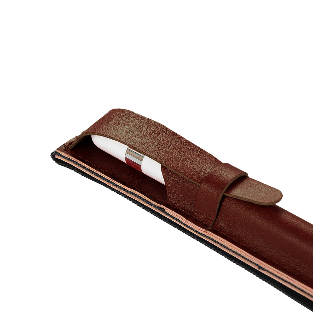 2Pcs PU Leather Elastic Detachable Protective Sleeve Pouch for iPad Pencil