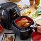 2Pcs Reusable Air Fryer Silicone Round Liners