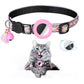 Pet Cat Collar Adjustable Cat Collar with Tracker Holder for Airtag Tracker