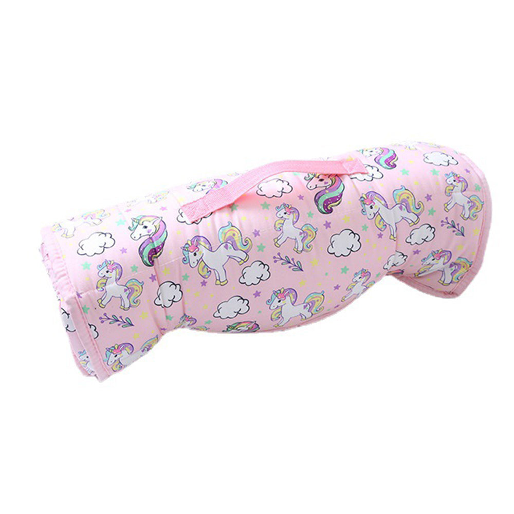 Kids Rolled Napping Mat with Pillow and Blanket