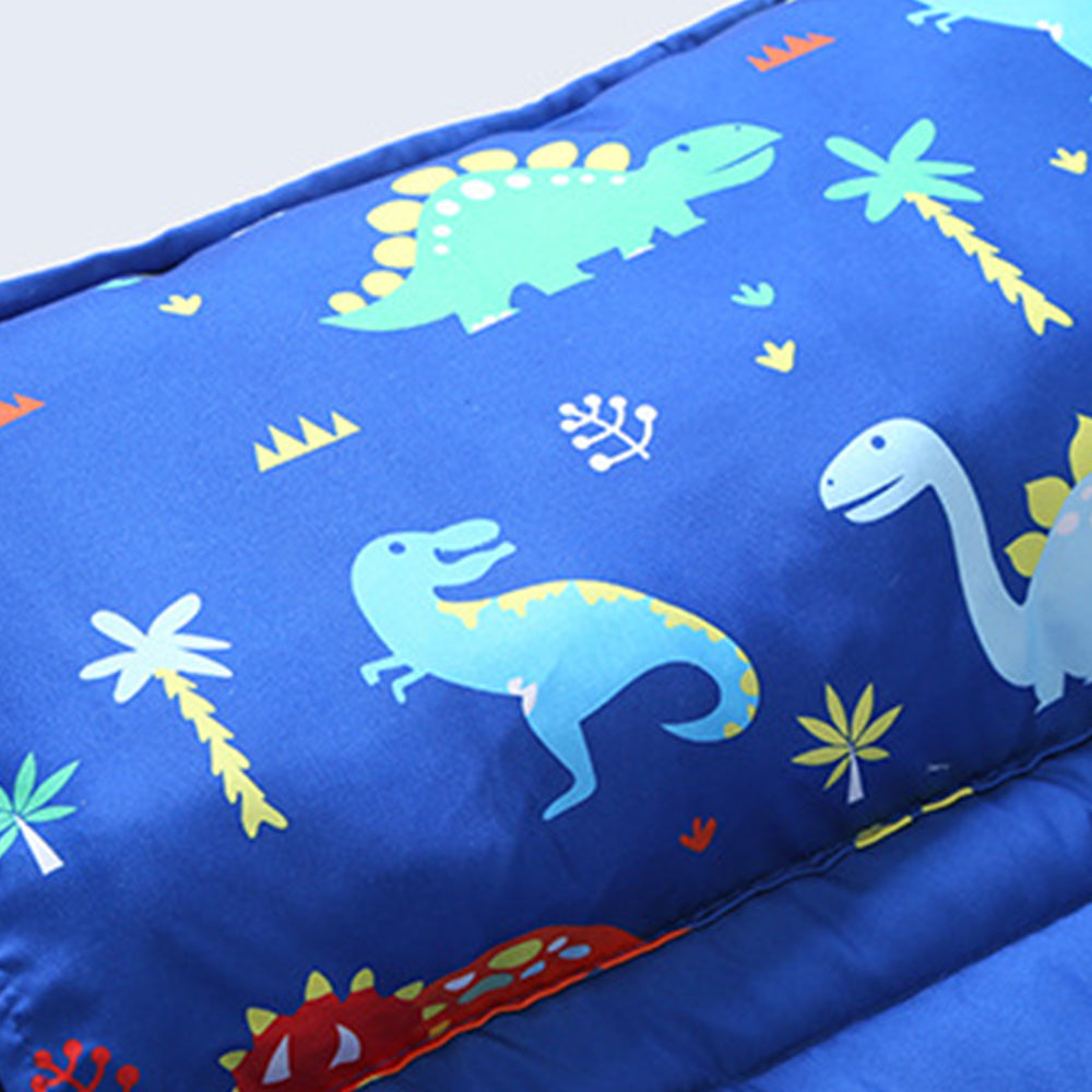 Kids Rolled Napping Mat with Pillow and Blanket