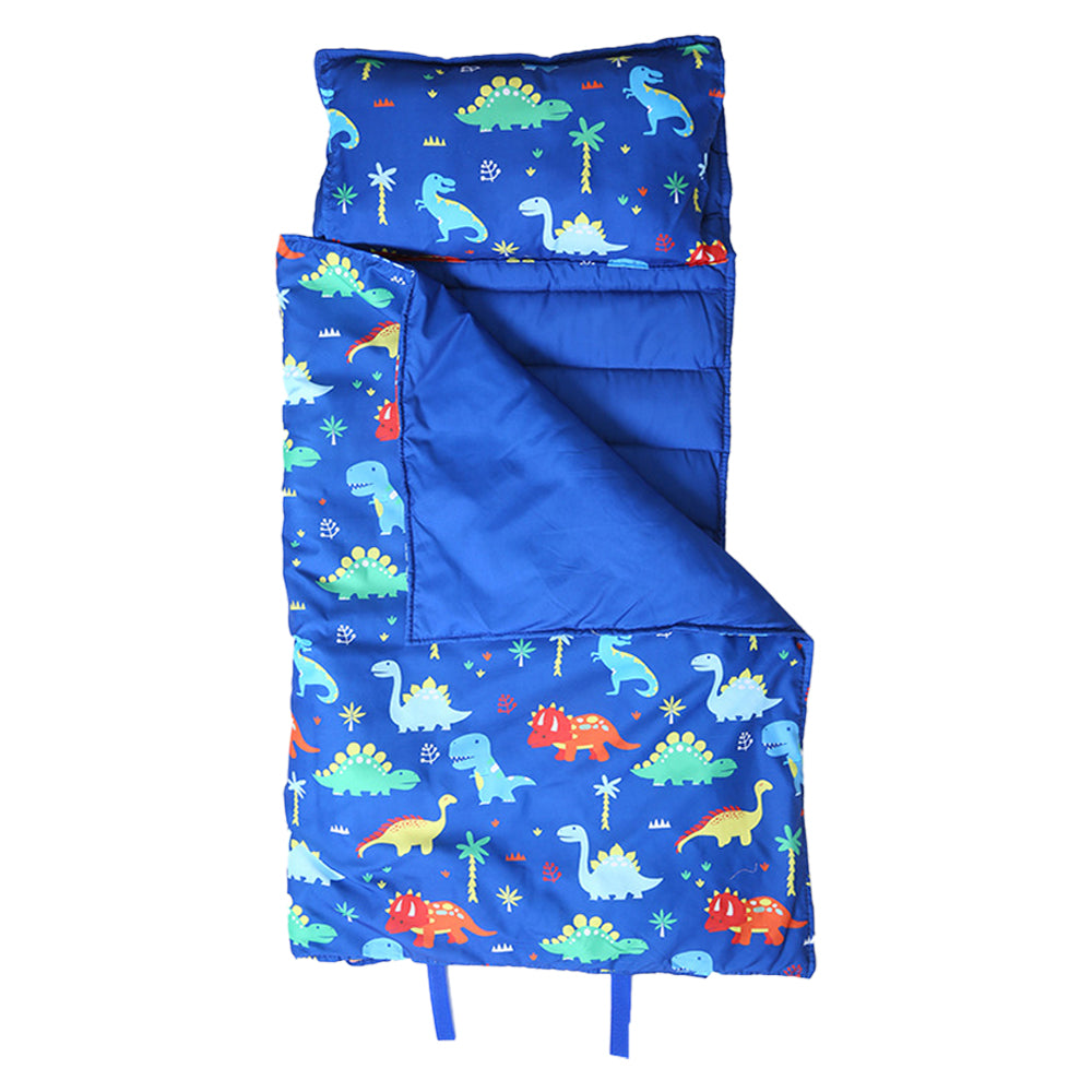Kids Rolled Napping Mat with Pillow and Blanket