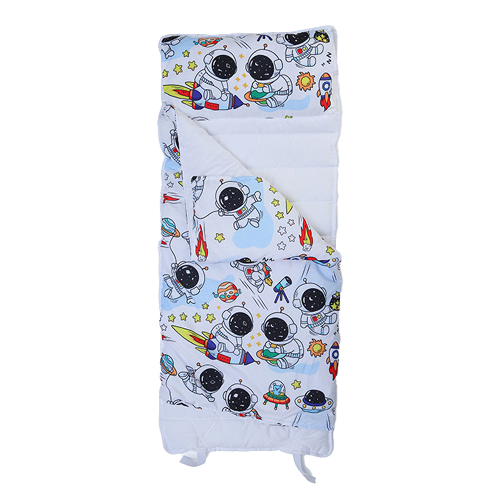 Kids Rolled Napping Mat with Pillow and Blanket