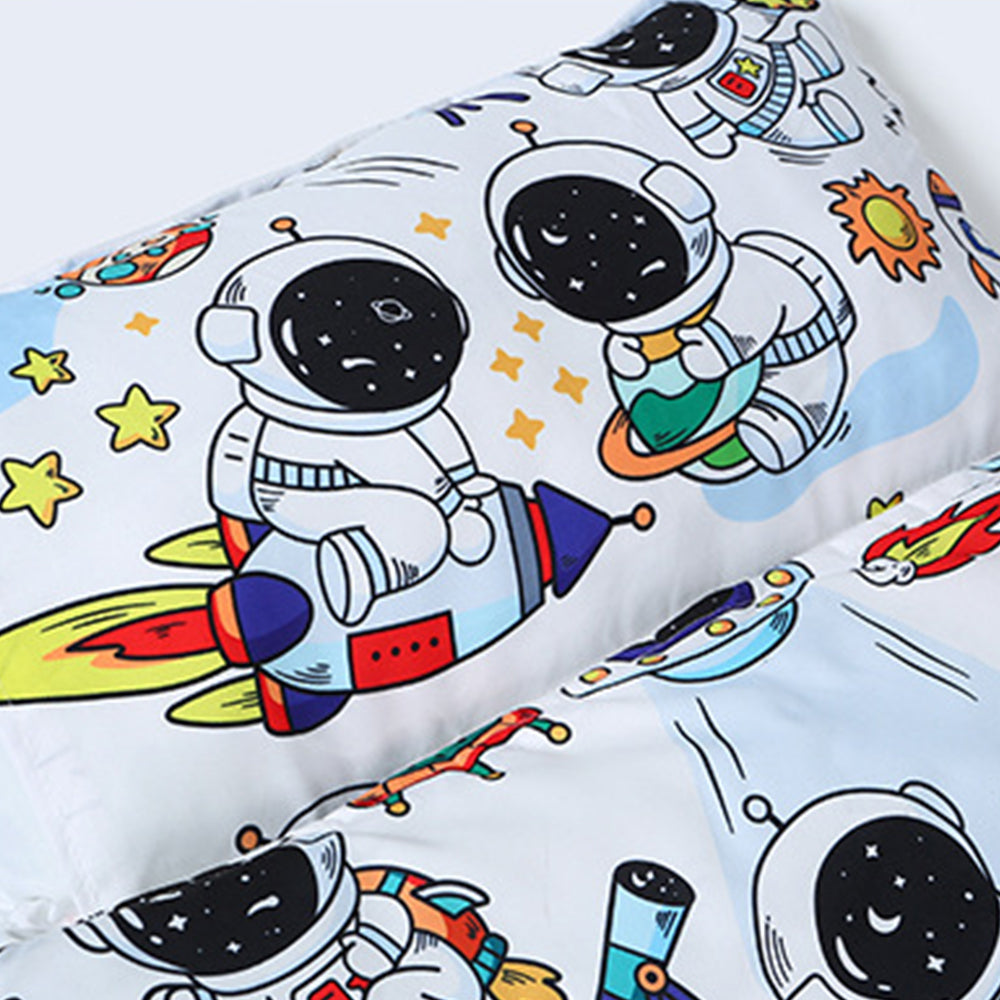 Kids Rolled Napping Mat with Pillow and Blanket