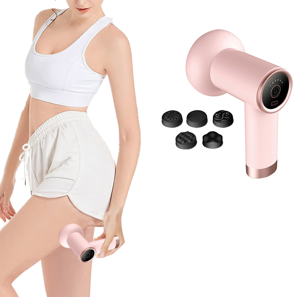 Portable Electric Massager Wireless Full Body Massager with 5 Massager Heads