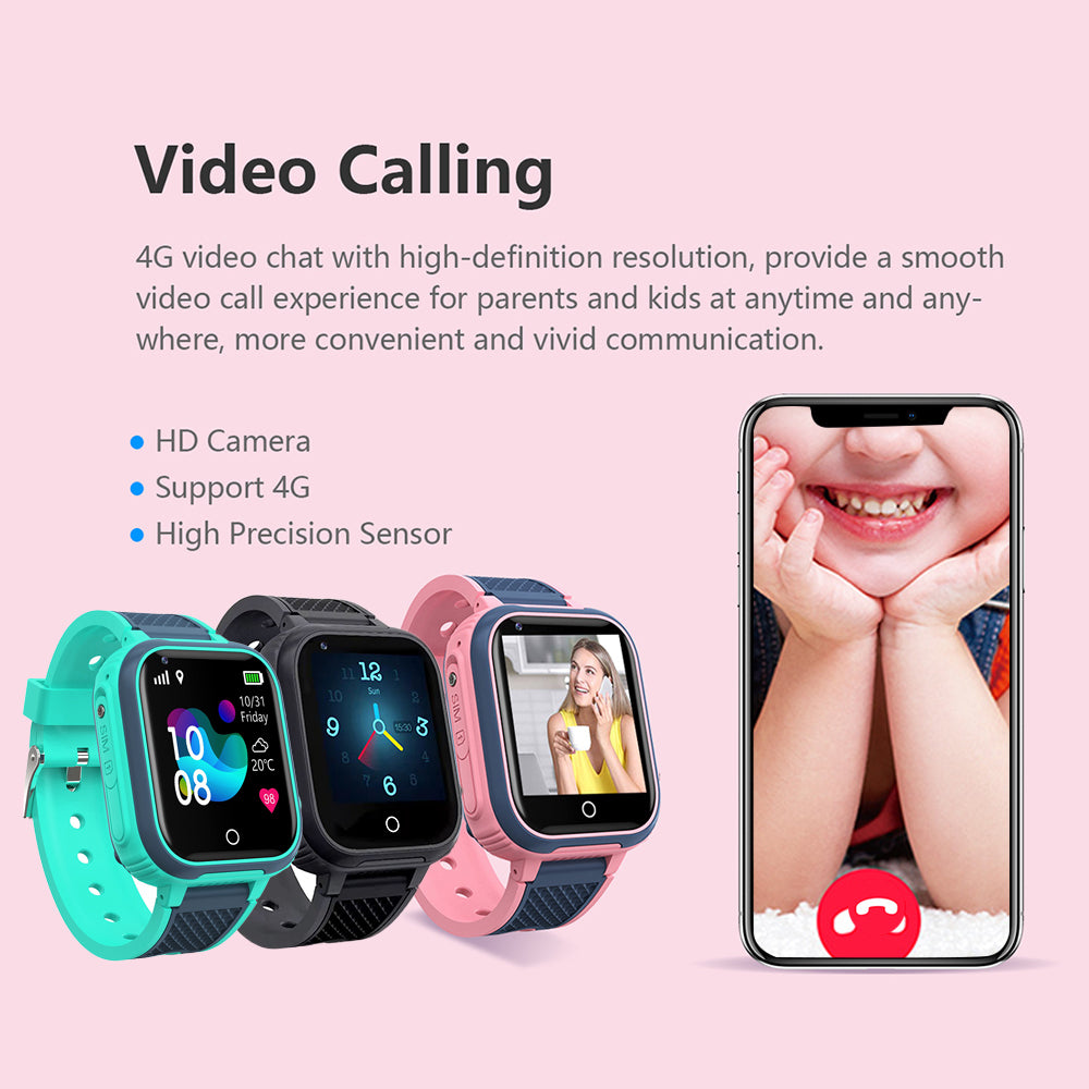 4G Smart Watch Wifi Tracker Video Calling Compatible with Andriod iOS Phone