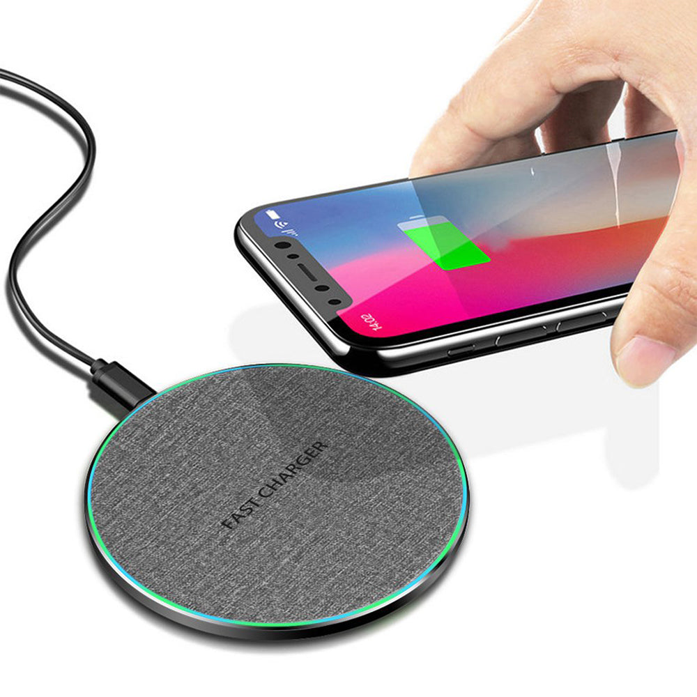 15W Qi USB Wireless Fast Charging Mat Charging Station Charging Pad Dock
