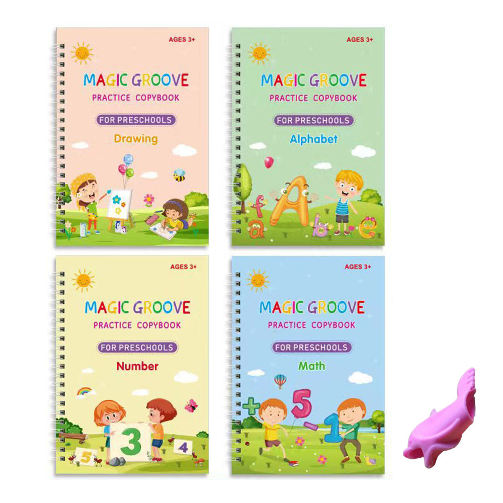 Kids Magic Handwriting Copybook Reused Groove Practice Calligraphy