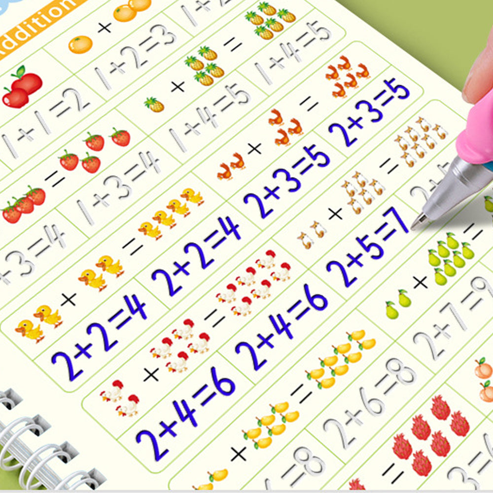 Kids Magic Handwriting Copybook Reused Groove Practice Calligraphy