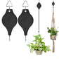 2Pcs Plant Hanger Flower Pulley Hook Hanging Retractable Garden Plant