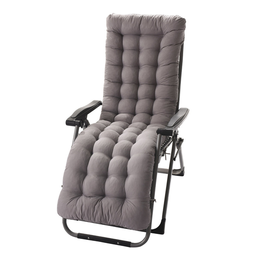 Sun Lounger Chair Cushions Thicken Soft Recliner Chair Bench Cushion with Ties