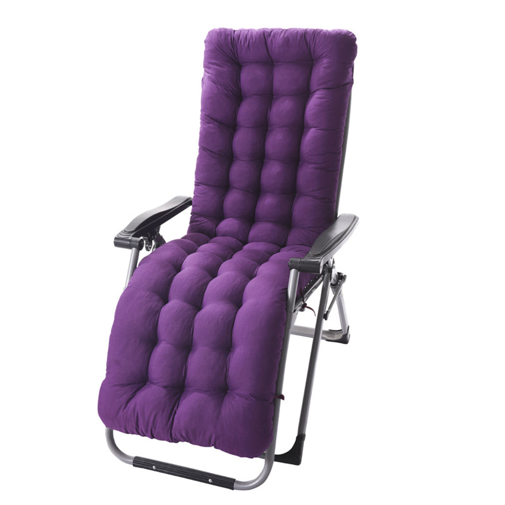 Sun Lounger Chair Cushions Thicken Soft Recliner Chair Bench Cushion with Ties