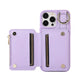PU Leather Crossbody Phone Case Purse with RFID Blocking Card Holder for iPhone14 Pro