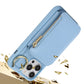 PU Leather Crossbody Phone Case Purse with RFID Blocking Card Holder for iPhone14 Pro