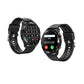 Bluetooth Smart Watch Sleep ECG Monitoring Sport Tracker-with 1 Steel Strap and 1 TPU Strap