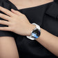 Bluetooth Smart Watch Sleep ECG Monitoring Sport Tracker-with 1 Steel Strap and 1 TPU Strap