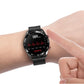 Bluetooth Smart Watch Sleep ECG Monitoring Sport Tracker-with 1 Steel Strap and 1 TPU Strap